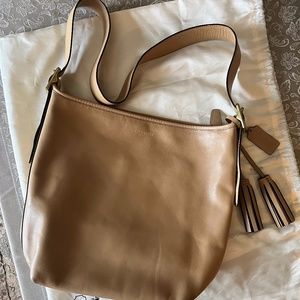 Coach Legacy Tan Leather Shoulder Bag